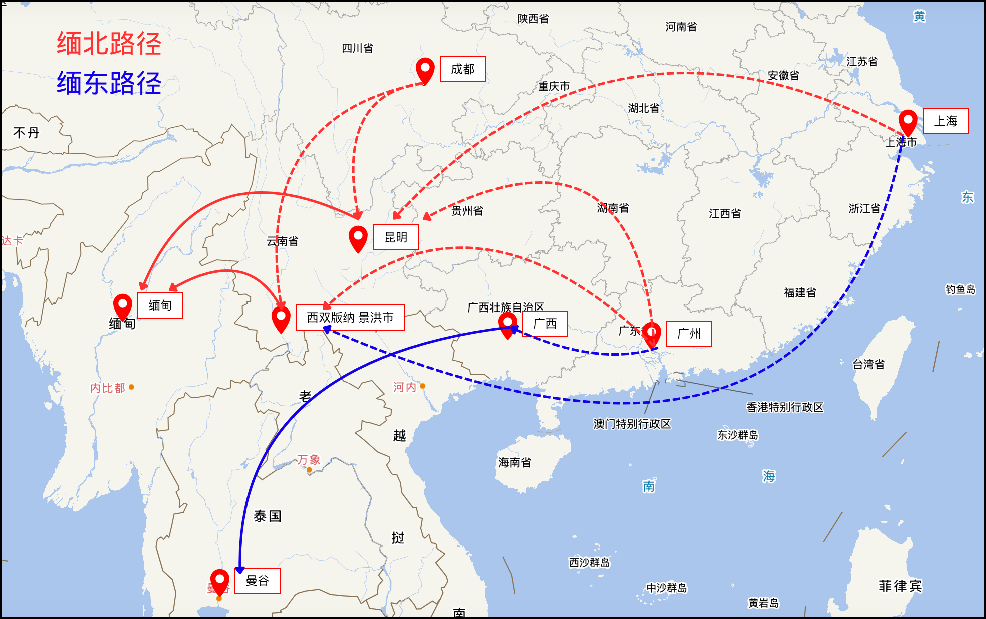 失蹤人口路徑地圖